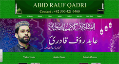 Desktop Screenshot of abidraufqadri.com