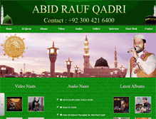 Tablet Screenshot of abidraufqadri.com